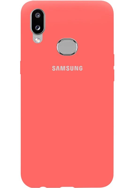 Чехолнакладка Silicone Full Protection Case Samsung Galaxy A10s Peach Pink Toto (301779797)