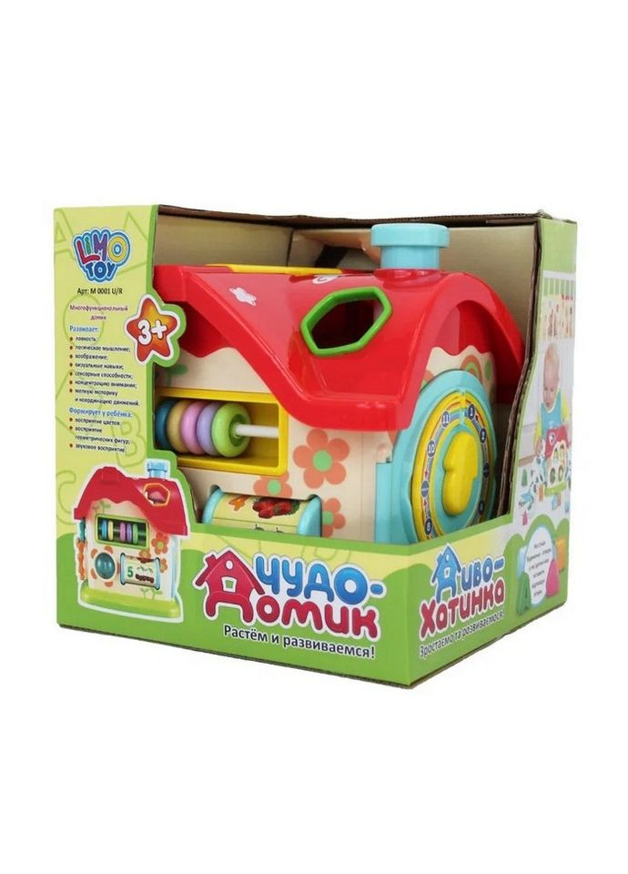 Развивающая игрушка Сортер Теремок Чудо домик (M0001UR) Limo Toy (354823758)