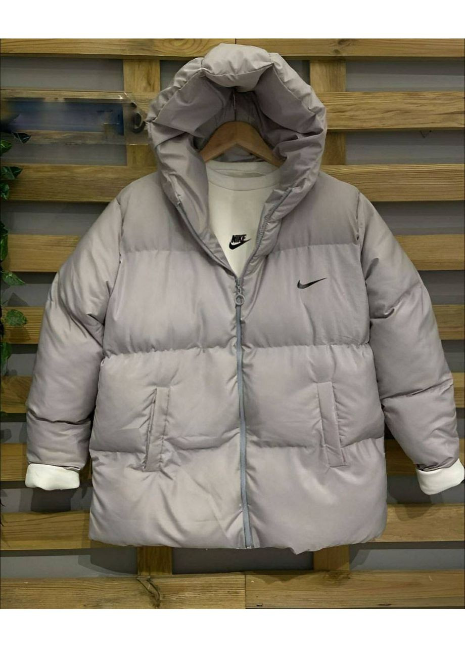 Сіра зимня ✨жіноча куртка з плащівки канада з якісним пошиттям заміри в описі✨ куртка-пальто DK/DL Мода без кордонів