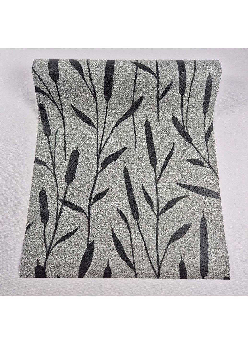 Шпалери вінілові 0.53 × 10.05 м 82152, сірі з візерунком для спальні, вітальні, кабінету MARBURG (368895847)