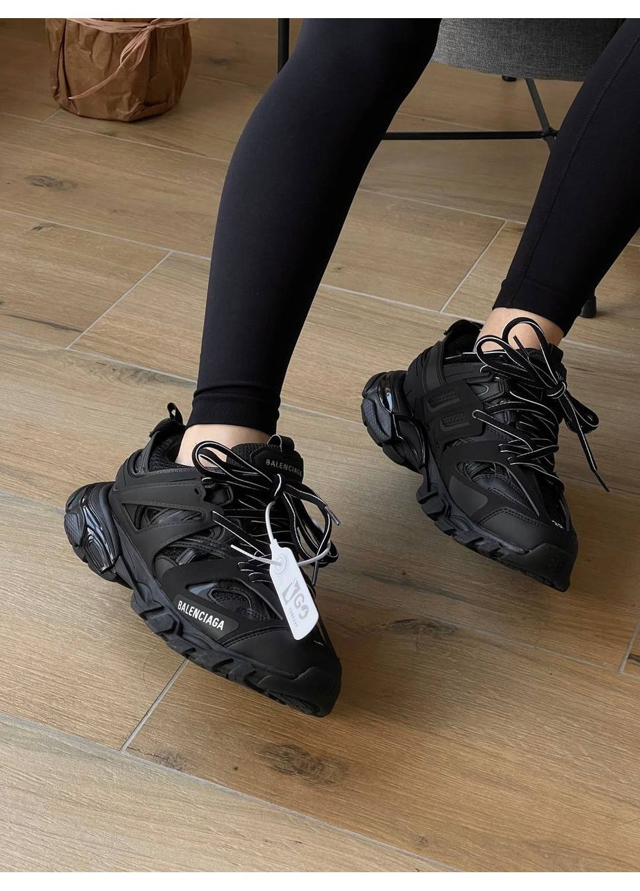 Кроссовки женские Balenciaga Track Black 542023 W No Brand белые демисезоны (362206720)