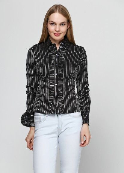 Чорна сорочка з рюшами 2 Льва