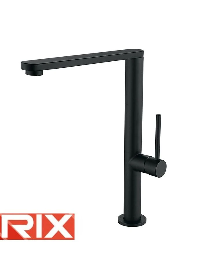 Змішувач для кухні Ухо KFM (Chr-011) Black, SUS304 з неіржавкої сталі Rix (317753619)