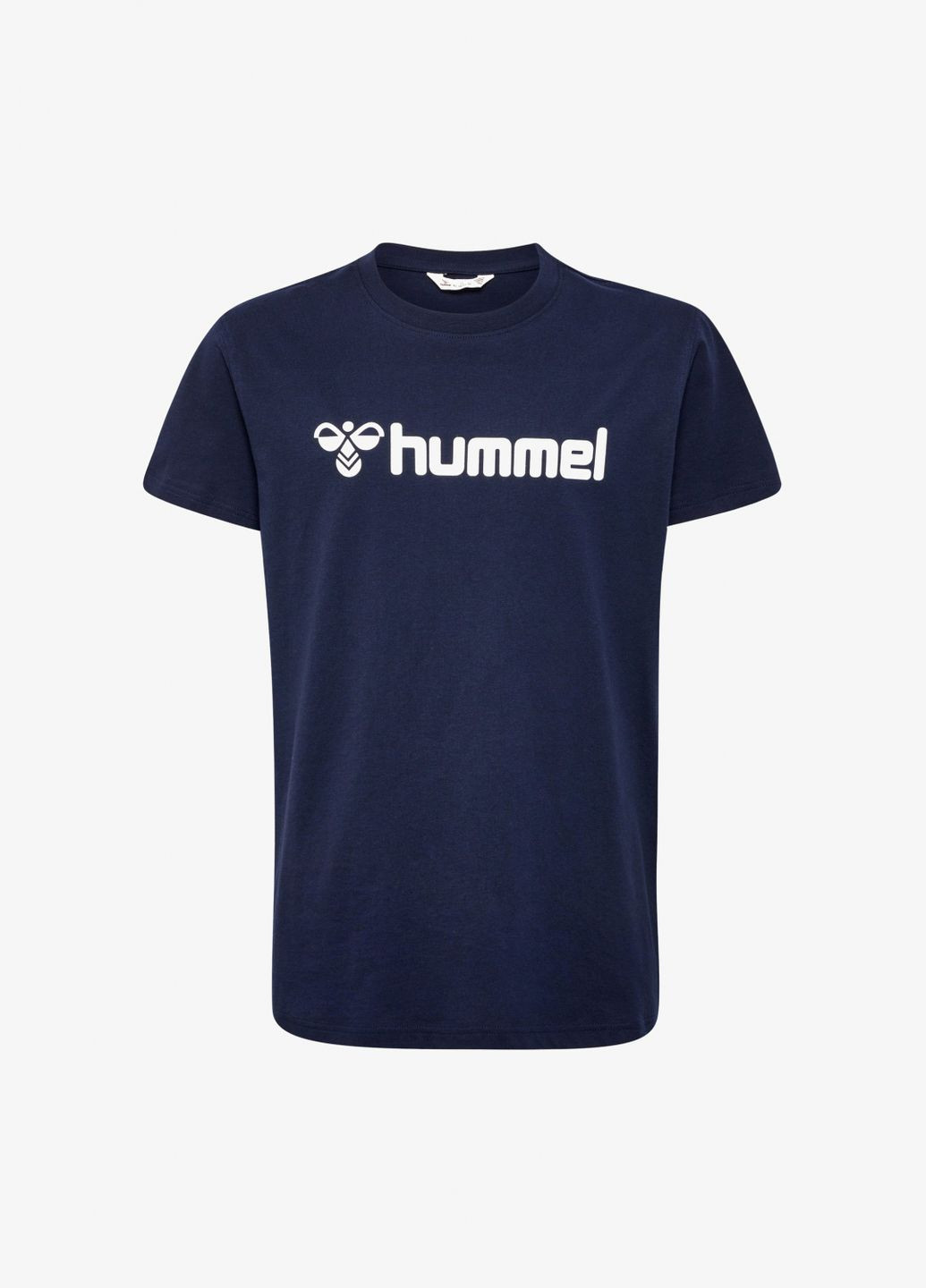 Темно-синя демісезонна футболка з логотипом для хлопчика lidl 205583-1 темно-синій Hummel
