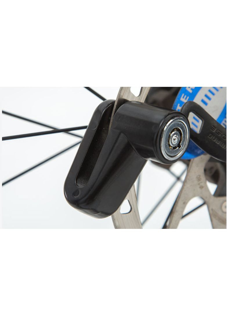 Противоугонный замок на тормозной диск велосипеда, мотоцикла с ключами Block (черный) China (366874564)