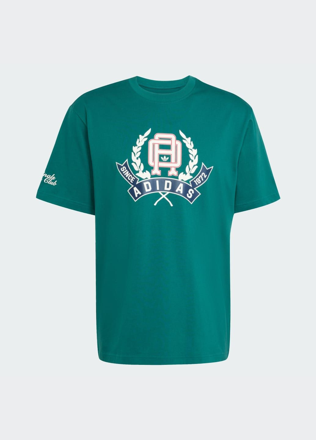 Зеленая футболка loose adidas