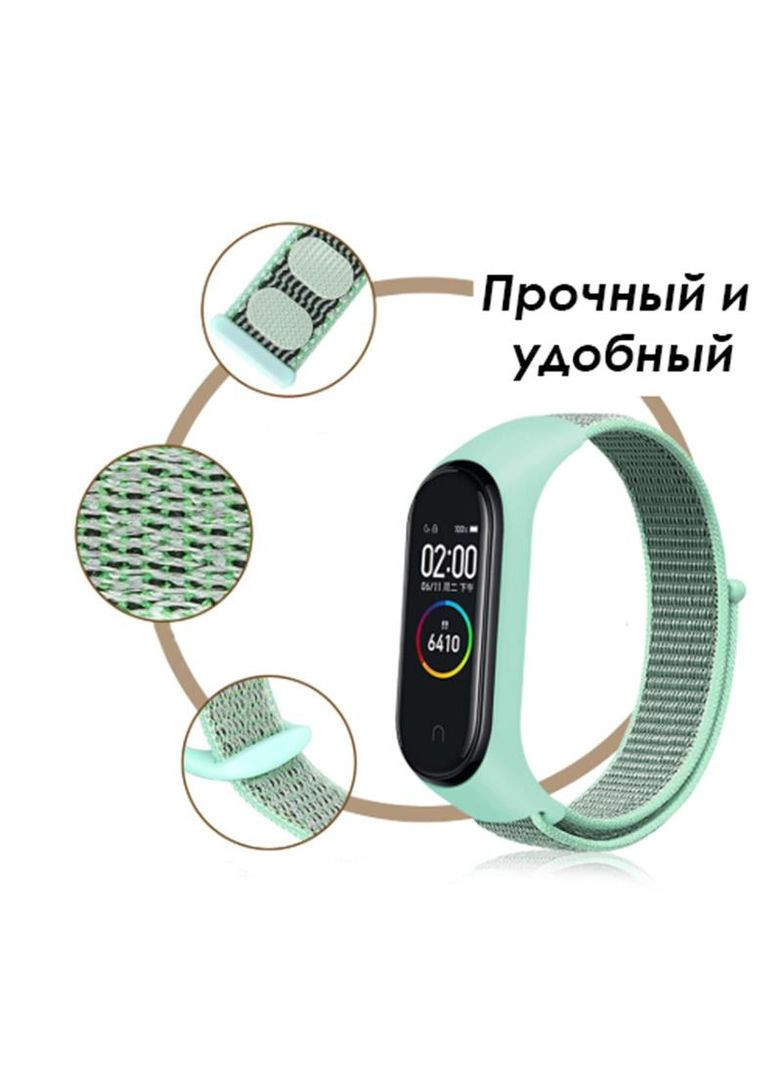 Ремінець Nylon Style для Xiaomi Mi Smart Band 7 Red (707670) BeCover (341491415)