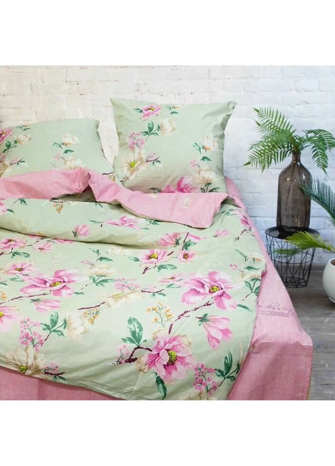 Постельное белье семейное Ранфорс 17111-S 210х143х2 см Viluta (336328542)