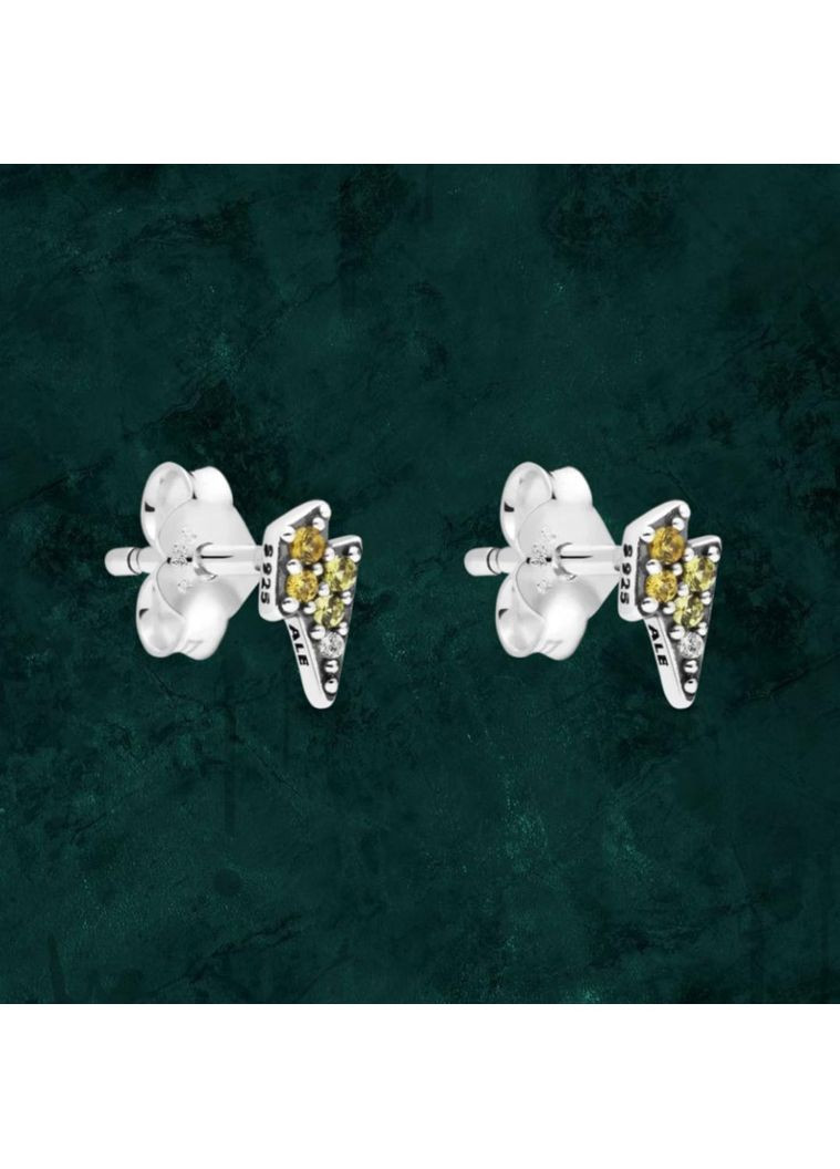 Срібні сережки "Моя блискавка" Pandora (Пандора) 298381NBYMX No Brand (363028415)