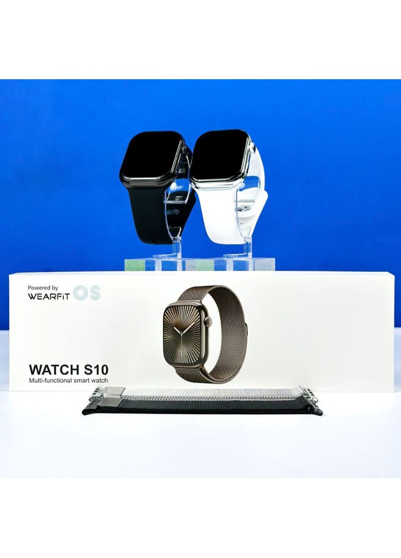 Смарт-годинник Smar Watch S10 46 mm з функцією дзвінка 2 ремінці No Brand (358894661)