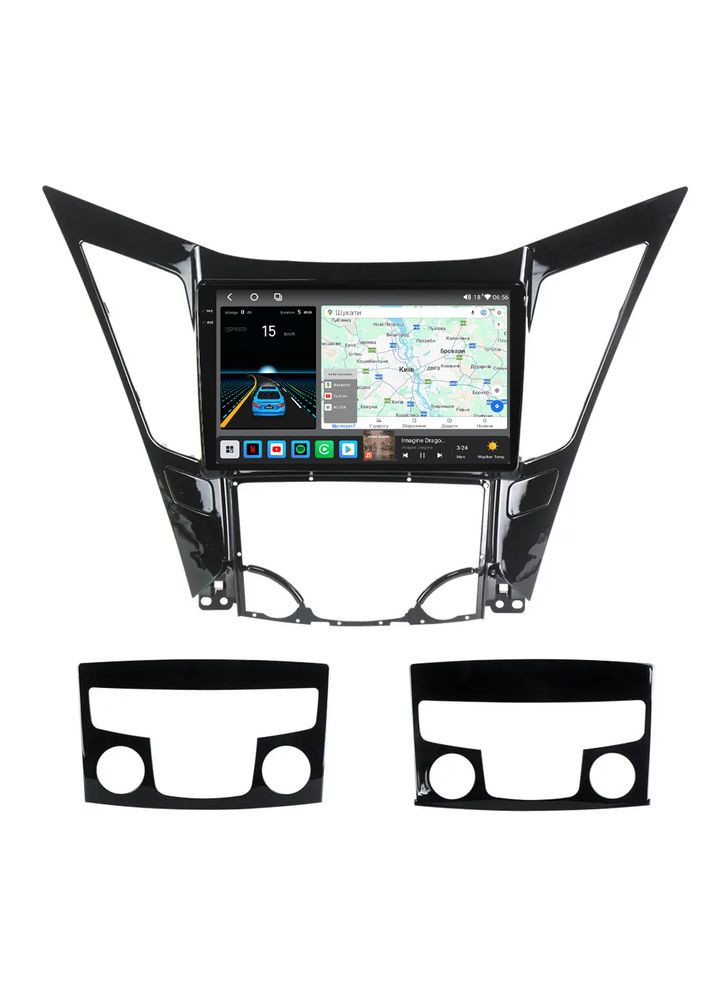 Штатная магнитола Makede M6 Plus Hyundai Sonata (2009-2014) CarPlay QleD M6 Plus 2k Mekede (352263482)