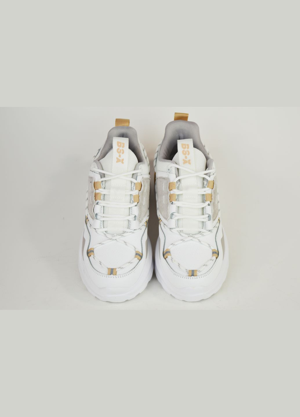 Кроссовки BS-X кожа/текстиль/замша Baas светло-бежевые лето (322743700)