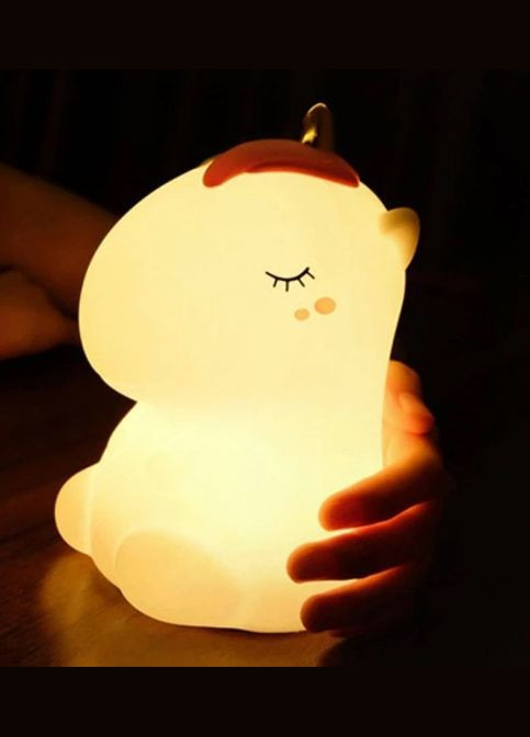 Декоративный ночник Lovely Horse LJC-132 единорог детский силиконовый светильник для сна игрушка No Brand (317275900)