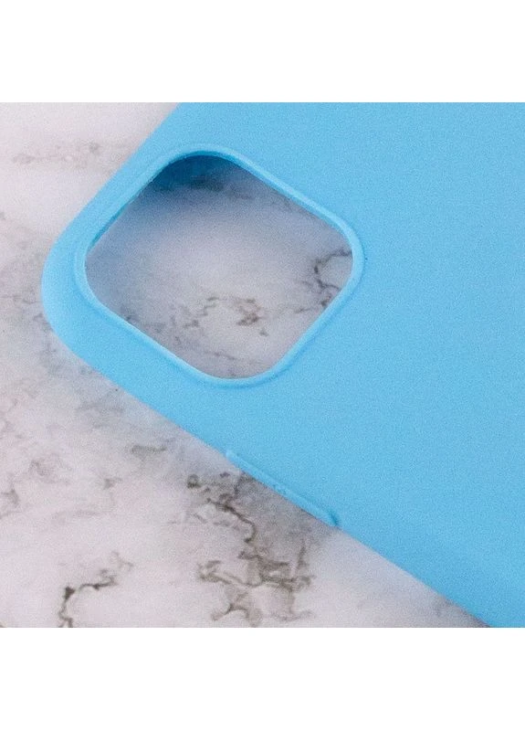 Силіконовий чохол Candy для Apple iPhone 12 Pro Max (6.7") Голубий Epik (372499191)