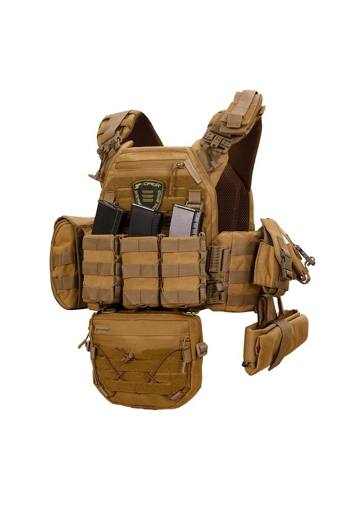 Плитоноска gen.3 Pro Max. Система быстрого сброса. 7 подсумков. (00000002363) Warmor (360891748)