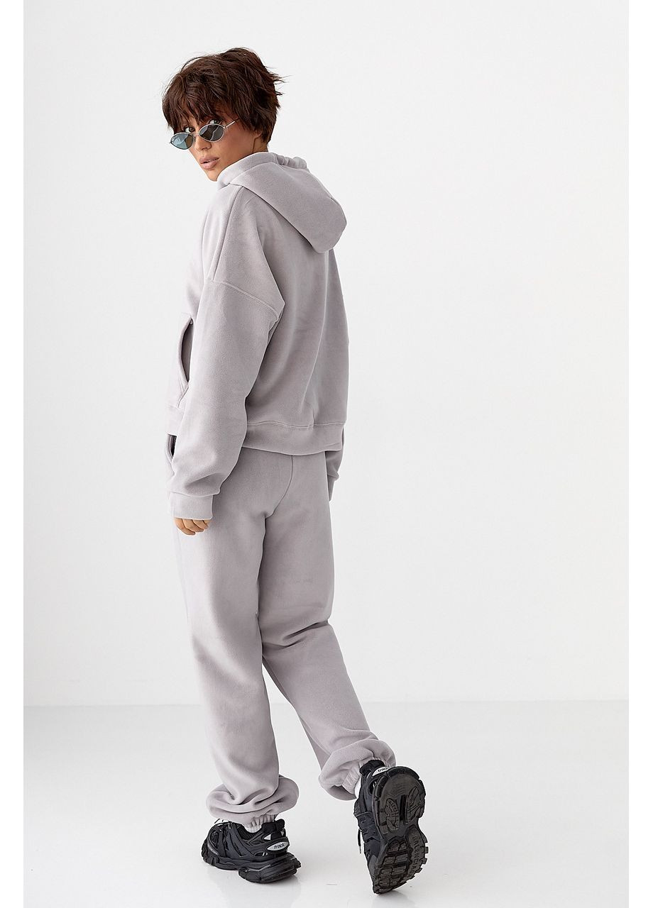 Спортивный костюм из двустороннего флиса - коричневый цвет Lurex (364967648)