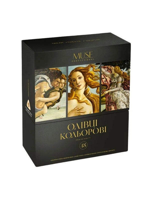 Карандаши цветные " " 48 кол. /102M-48/ трехгранные (1/3) Muse (391718917)