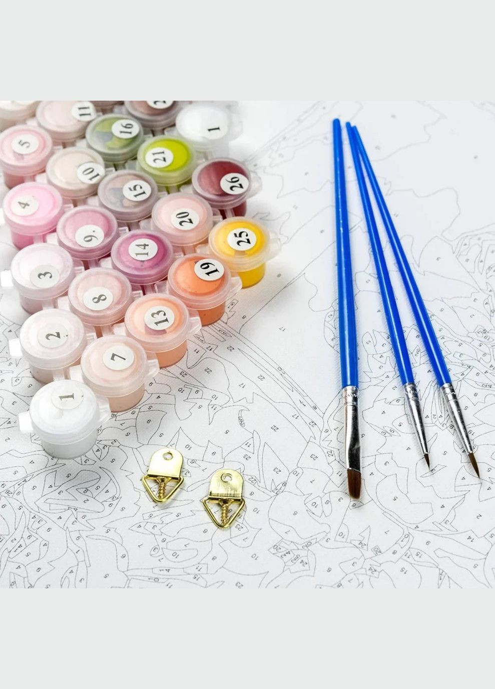 Набір для розпису SY6432 "Акварельне серце" розміром (40х50) ( ) Strateg (328945231)