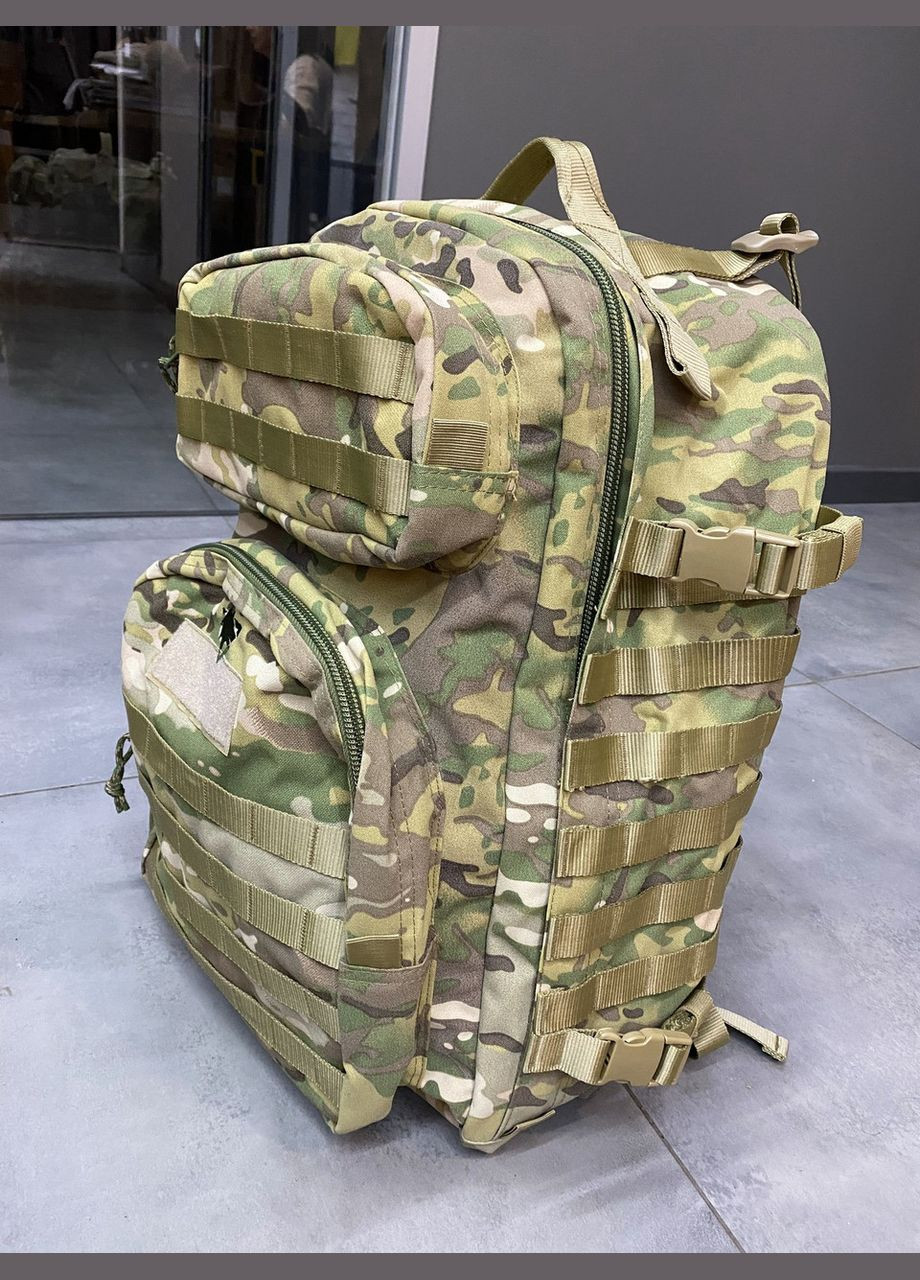 Военный рюкзак 90 л с РПС, Мультикам, тактический рюкзак для военных, армейский рюкзак для солдат (wt90lt_kamuflaj) Wolftrap (338625169)