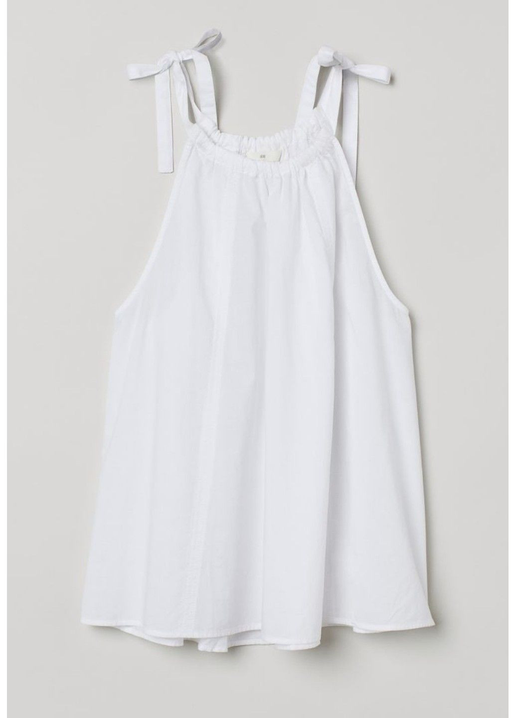 Женский топ на бретелях Н&М (57505) XS Белый H&M (298084589)