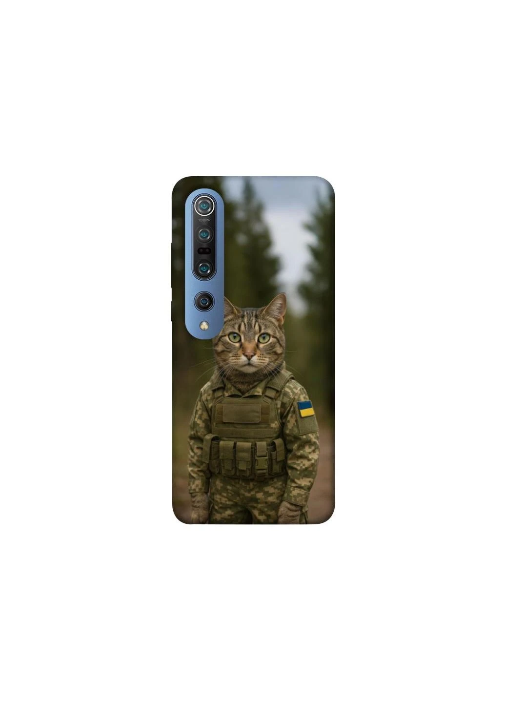Чехол на Xiaomi Mi 10 / Mi 10 Pro Кот защитник Frontalka (353836417)