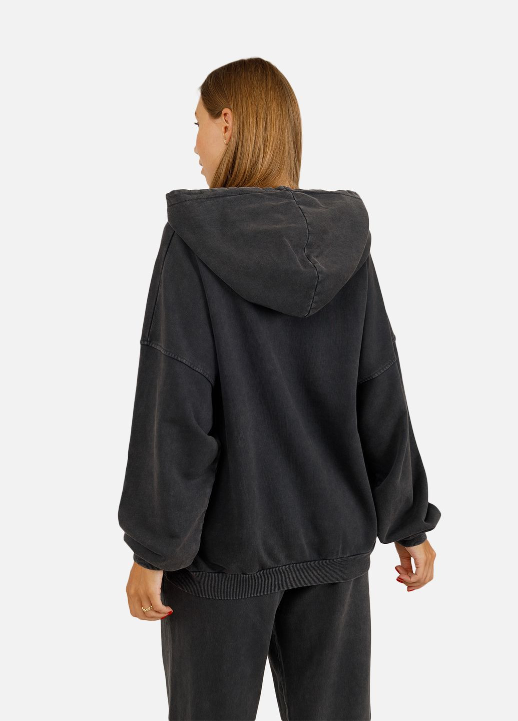 Женский худи цвет темно-серый CB-00257346 DEPPOT (309000655)