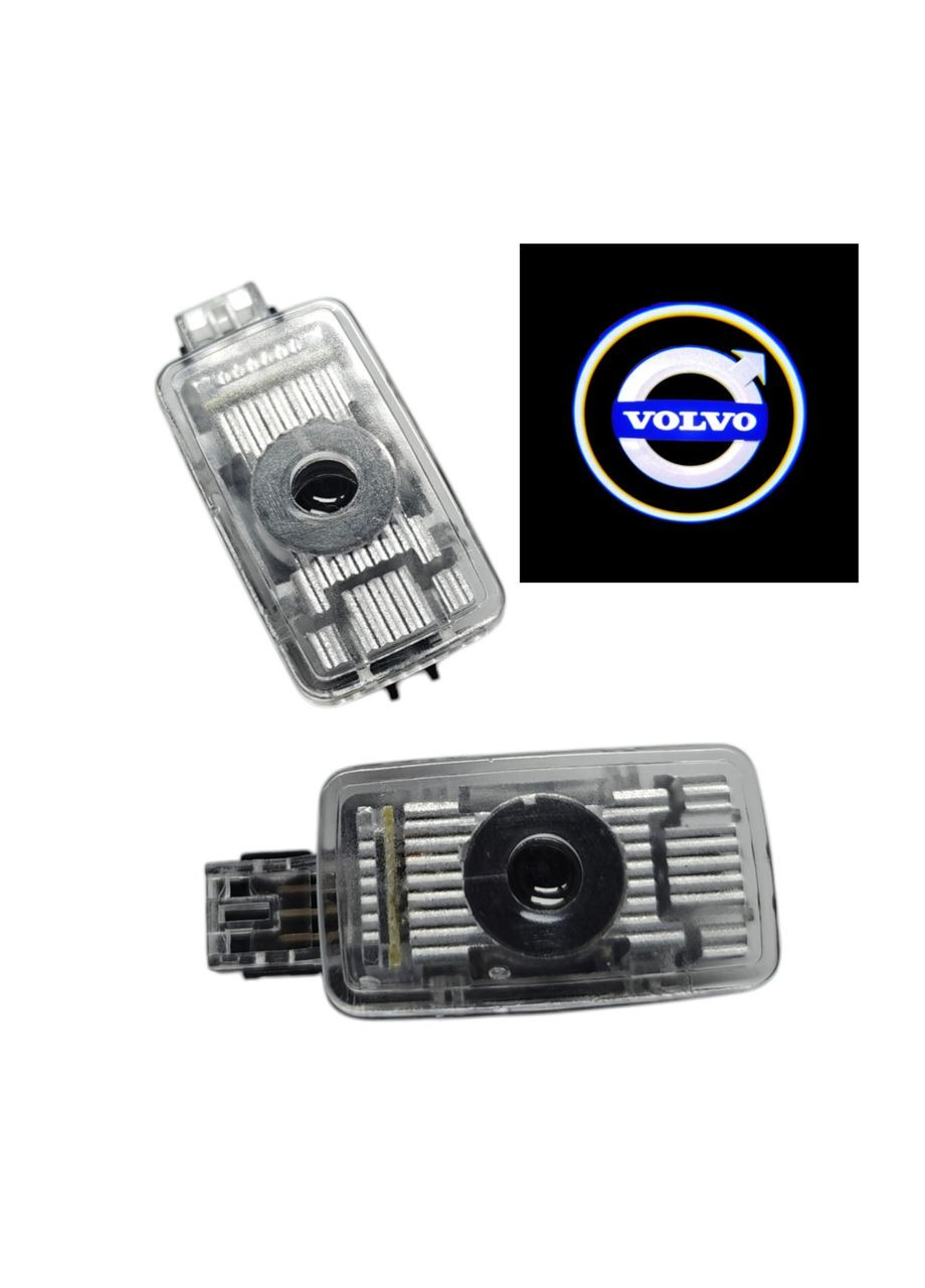 Светодиодная штатная подсветка на дверях автомобиля с логотипом Volvo S60,80,90, V40,60,70,90, XC40,60,70,90 No Brand (361401277)