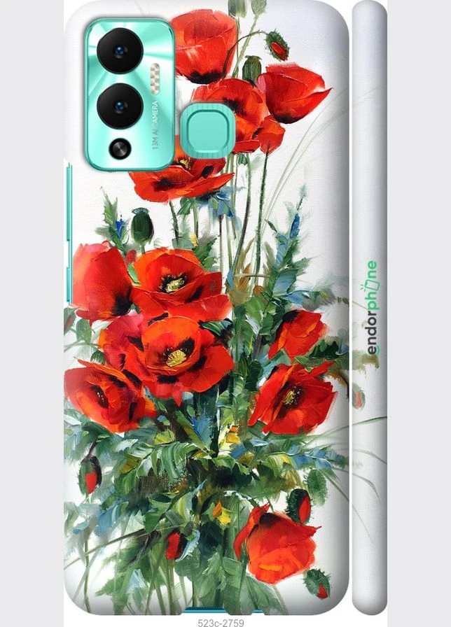 Чехол на Infinix Hot 12 Play Маки "523m-2759-70447" Endorphone (370374238)