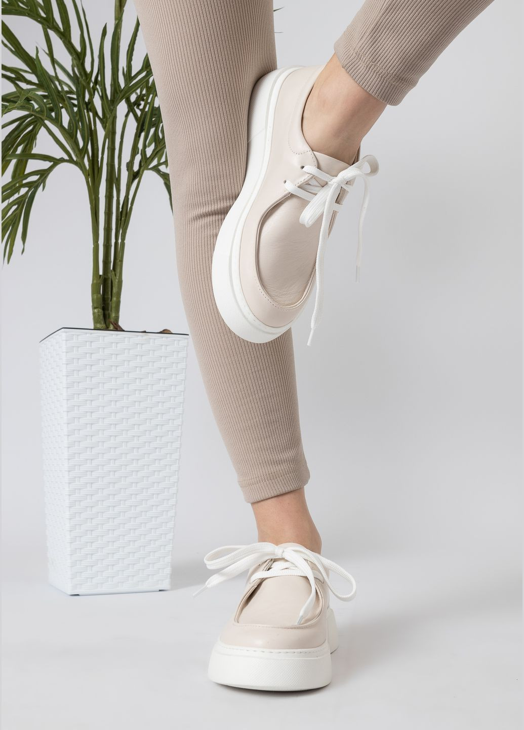 Alpino Туфлі (1044ТZ) бежевий з натуральна шкіра, — (328914943)