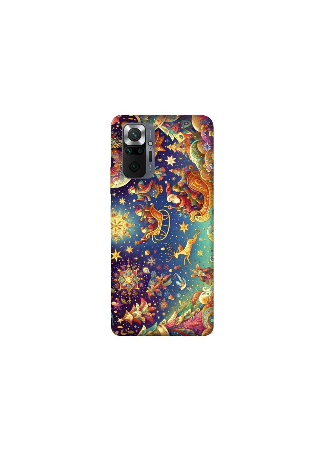 Чехол на Xiaomi Redmi Note 10 Pro Christmas spirit ver.10 Frontalka (375913327)