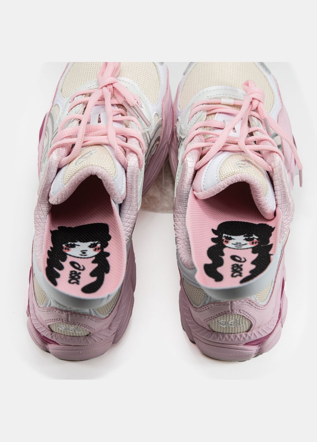 Кросівки жіночі Asics Gel-NYC pink beige | Асікс Гель-НЮК рожеві демісезони (316706188)