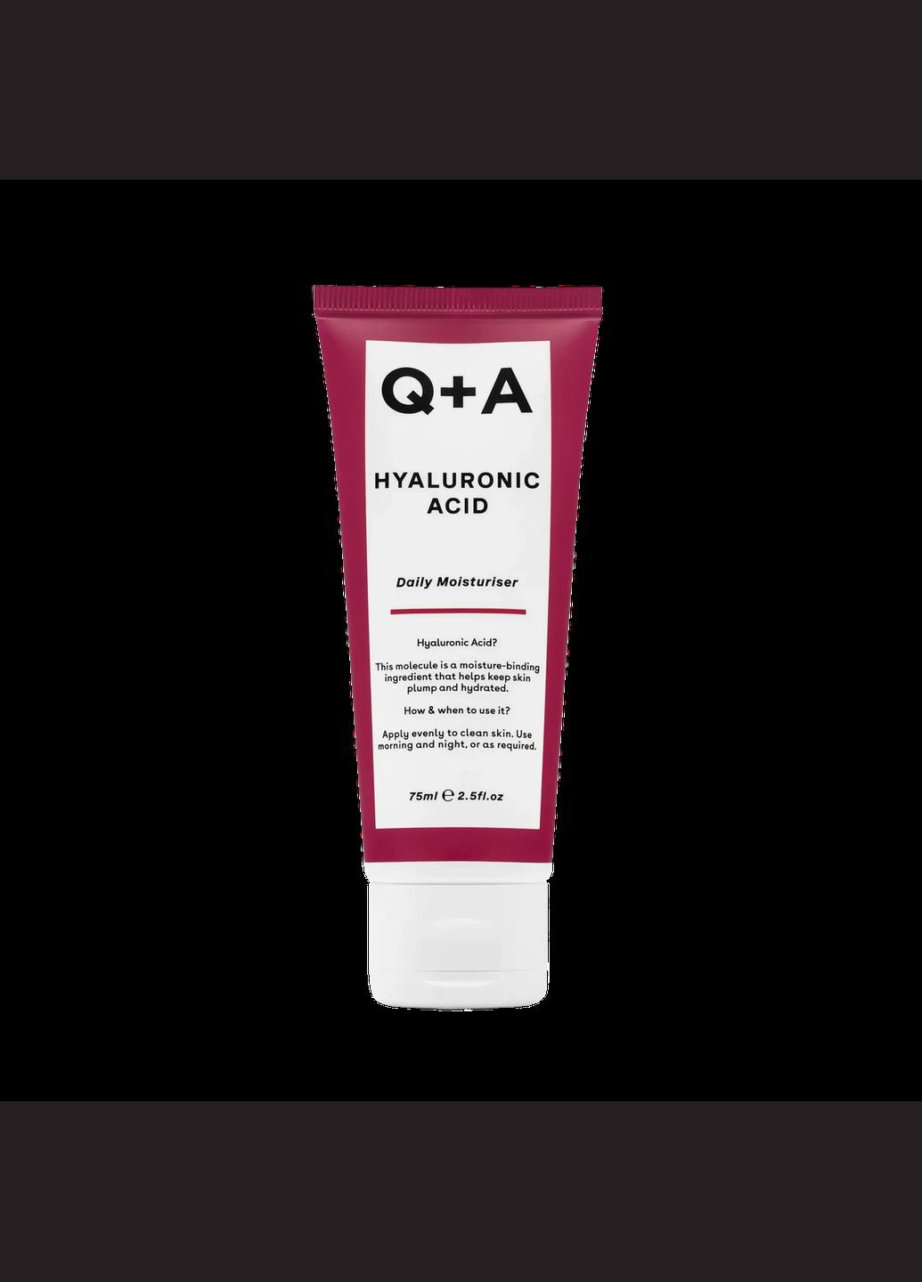 Q+A Зволожуючий крем з гіалуроновою кислотою Hyaluronic Acid Daily Moisturiser (A1262) — Крем, Великобританія (316093006)