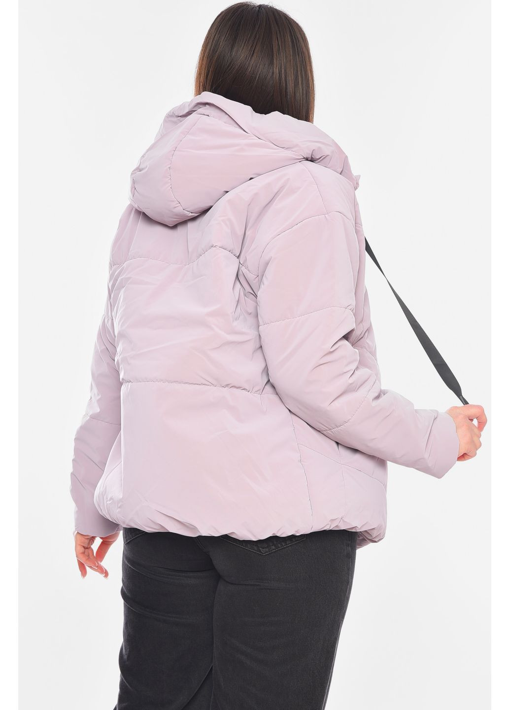 Сиреневая демисезонная куртка женская демисезонная сиреневого цвета куртка-пальто Let's Shop