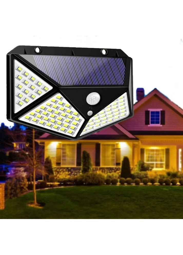 Вуличний ліхтар з автономним живленням від сонця LED освітленням водонепронекний, ліхтар вуличний з датчиком руху No Brand (361669454)