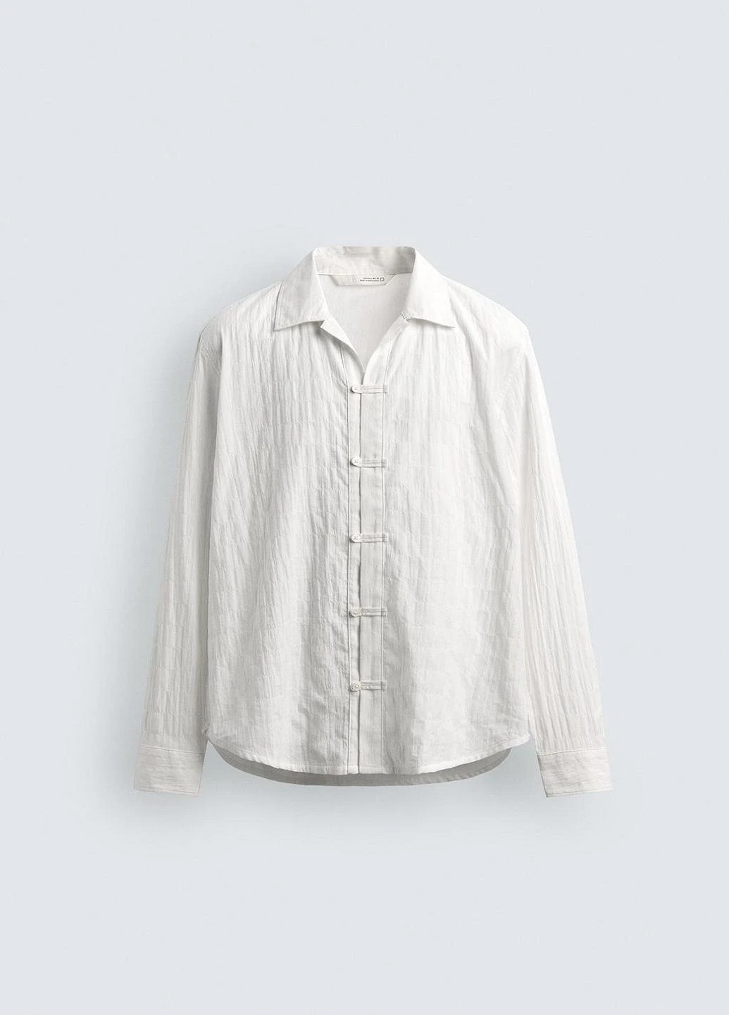 Белая рубашка однотонная Zara