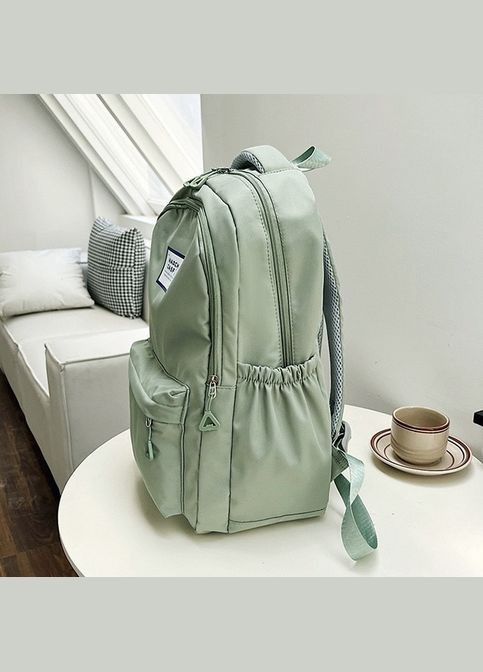 Рюкзак Fashion жіночий дитячий шкільний портфель мятний зелений No Brand (306709637)