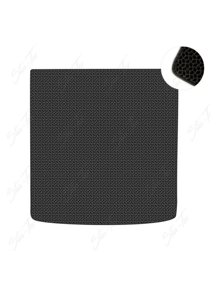 Коврик в багажник на Volkswagen Golf (MK5) (2003 - 2010) универсал EVA/Капля Черный + Черный Star-Tex (385068813)