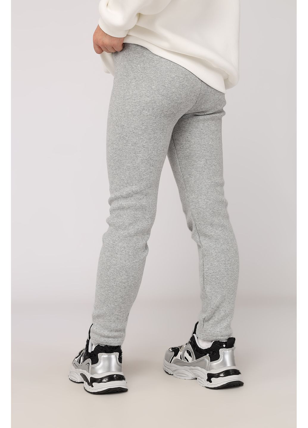 Лосины для девочки цвет светло-серый ЦБ-00286484 Lizi Kids (366265417)