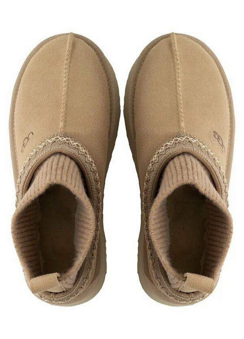 Угги на платформе UGG Tazz Platform Knit mustard seed (368043061)