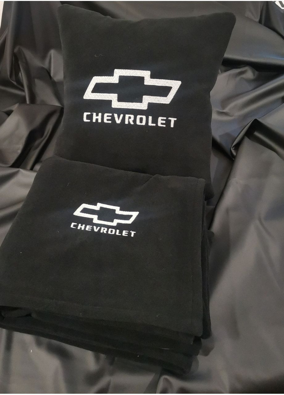 Подушка и плед в автомобиль "CHEVROLET" No Brand (369717344)