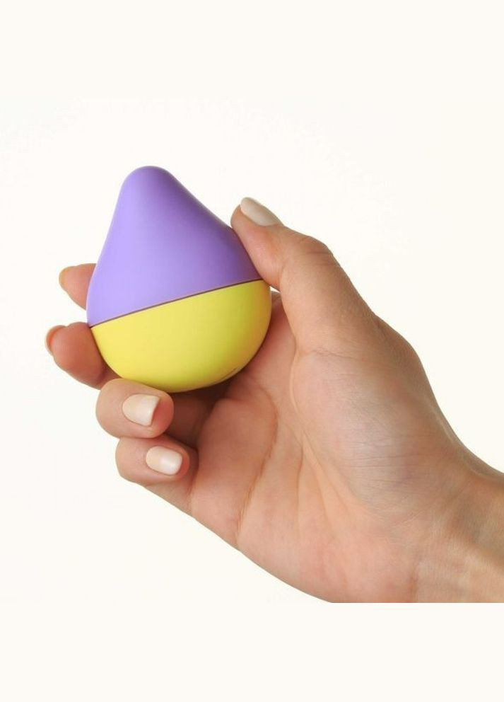 Вібратор для клітора Mini, фіолетово-жовтий Iroha (303884447)