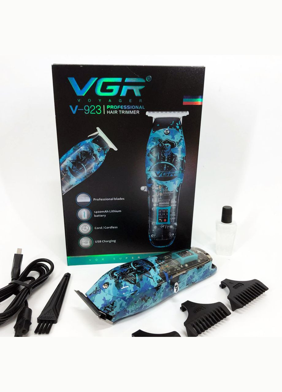 Машинка для стрижки бороди V-923, Профессиональная машинка для бритья головы, Бритва HT-606 для бороды VGR (351486372)