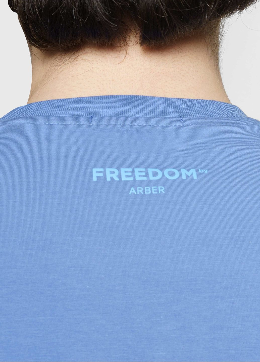 Блакитна футболка чоловіча freedom блакитна Arber T-SHIRT FF19