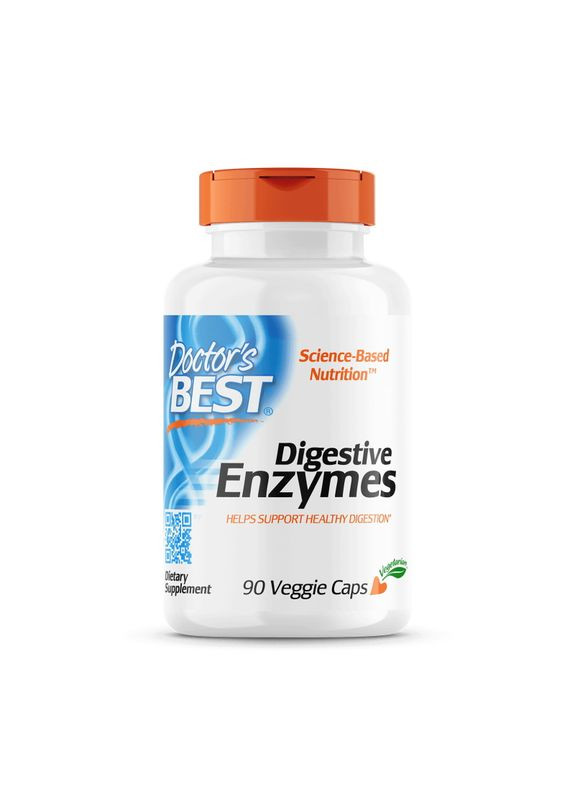 Натуральная добавка Digestive Enzymes, 90 капсул Doctor's Best (334704747)
