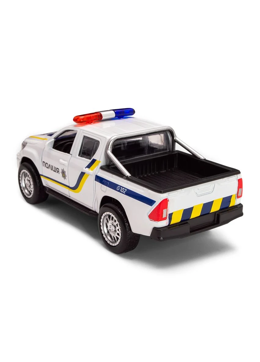 Автомодель Toyota Hilux Поліція 12 см метал-пластик No Brand (400878140)