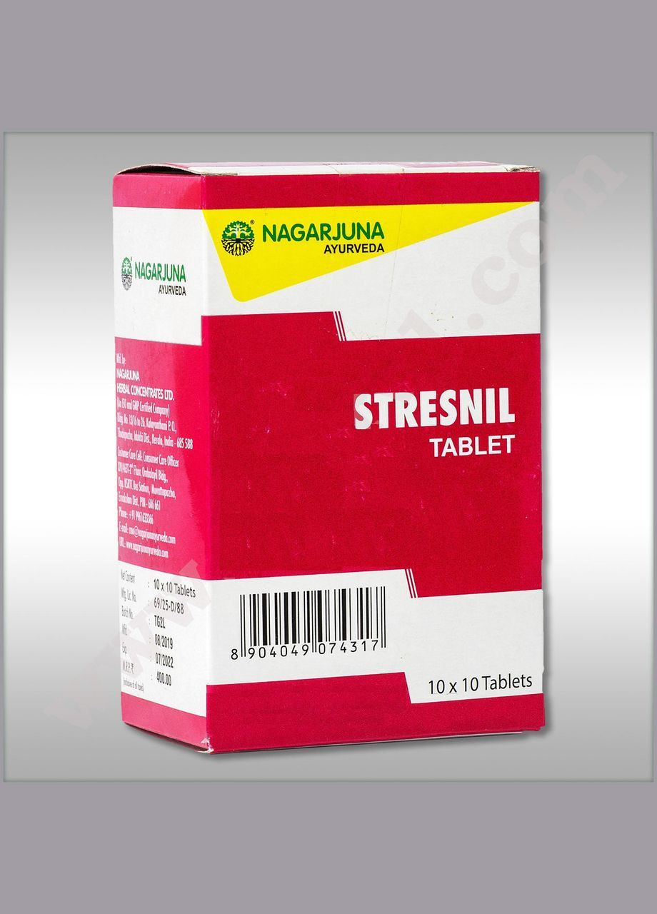 СтресНил Нагарджуна Stresnil 100 таб Таблетки от стресса Таблетки от бессонницы Антидепрессант Nagarjuna (336546509)