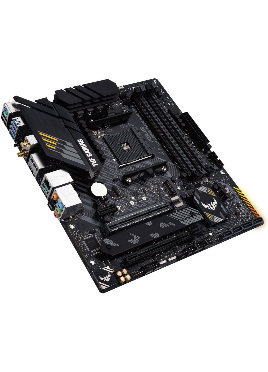 Материнcька плата TUF GAMING B550M-PLUS WIFI II sAM4 B550 4xDDR4 M.2 HDMI DP Wi-Fi BT mATX Asus (314749148)