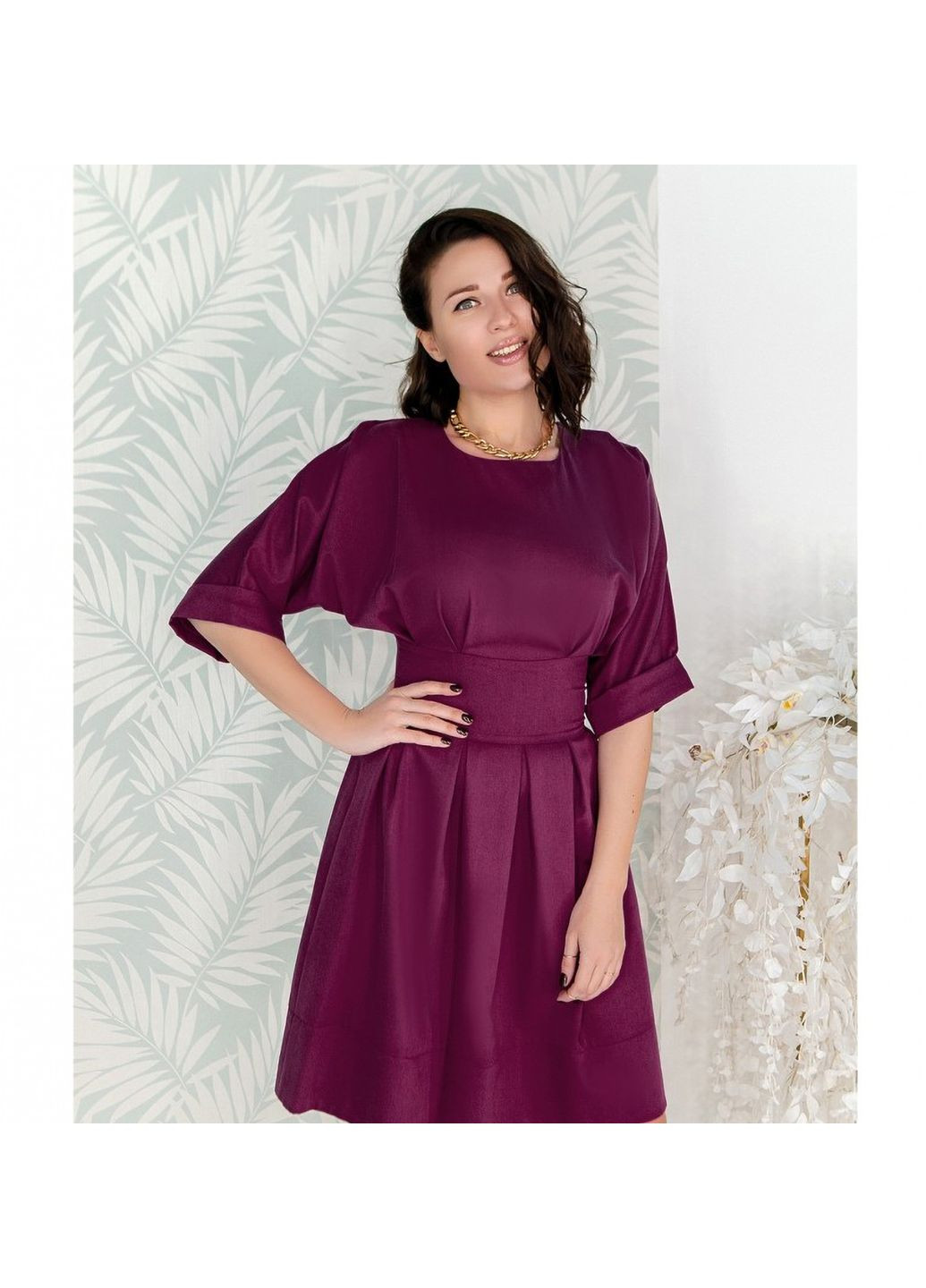 Фуксиновое (цвета Фуксия) платье Liton