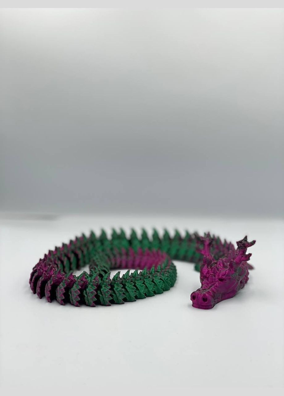Рухома іграшка-дракон надрукована на 3D принтері Bambu Lab (339042674)