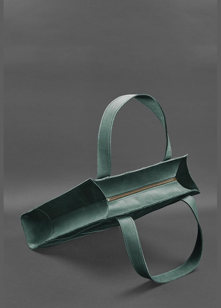 Шкіряна жіноча сумка Бетсі зелена (A-026934) BlankNote шоппер (327874115)